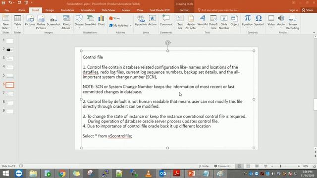 oracle 11g physical structure controlfile смотреть онлайн