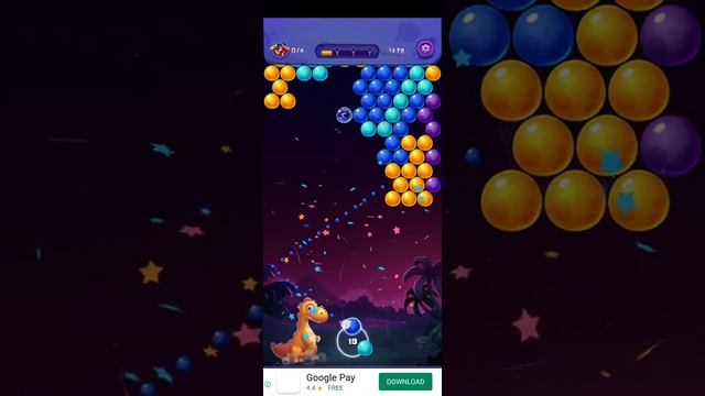 Bubble Shooter : Primitive Dinosaurs - Egg Shoot - Gameplay Walkthrough Part 1 Level (Android & IOS