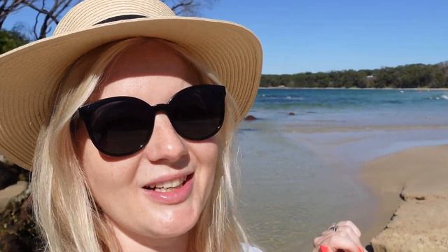 Пляж Murrays beach с белоснежным песком/встретили кенгуру в парке смотреть онлайн