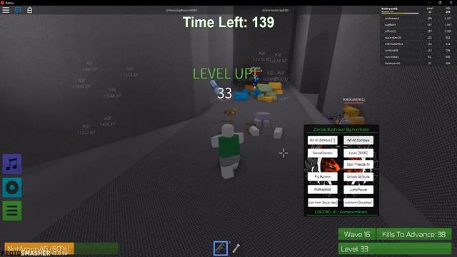 [WORKING]?ROBLOX HACK SCRIPT? | Zombie Rush | ? Auto Kill, Gamepass, inf Lvl ? [FREE] смотреть онлайн
