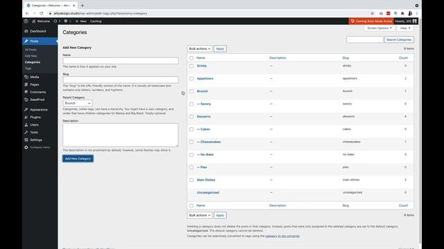 Adding Categories and Tags on WordPress смотреть онлайн