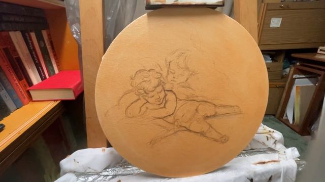 Рисунок на холсте 2 «Ангелы Буше» смотреть онлайн