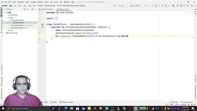 Toast in Android Studio смотреть онлайн