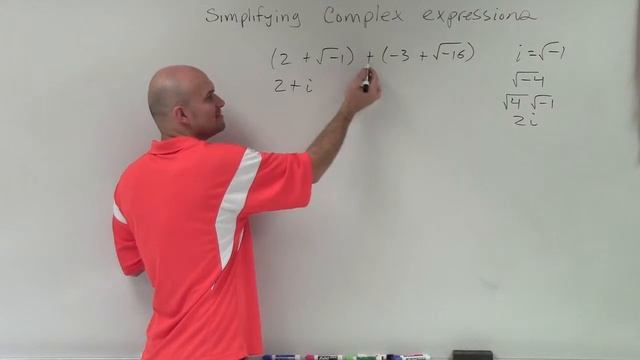 Tutorial - Simplifying Expressions with Complex numbers ex 6, (2 + root(-1)) + (-3 + root(-16)) смотреть онлайн
