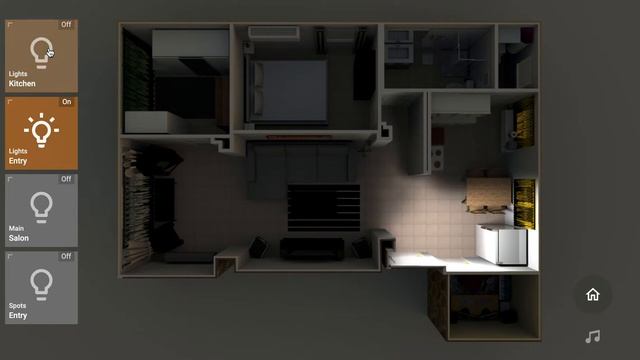 Floorplan in Tileboard (Homeassistant) смотреть онлайн