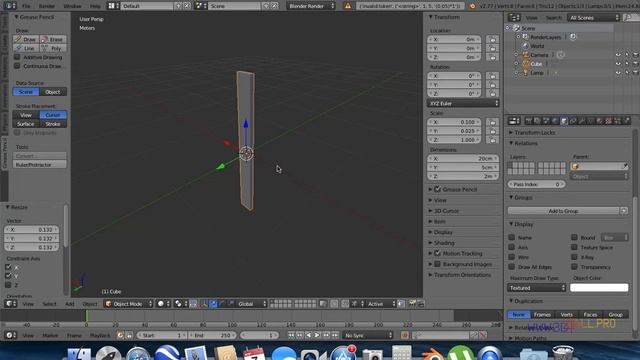 Blender Урок 1. Blender как CAD1 смотреть онлайн