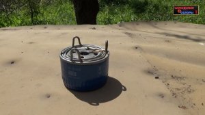 Печь туриста из масляного фильтра