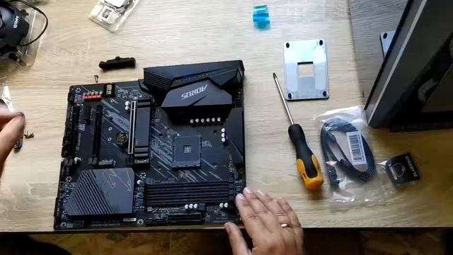 Збірка ПК (сборка ПК) #rysen #B550 Aorus #rx6700xt