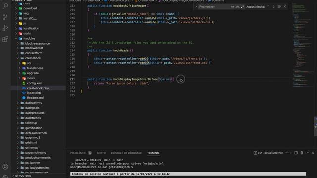 Comment créé un hook sur Prestashop ? смотреть онлайн