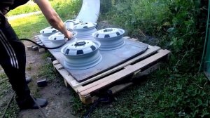 Красим диски для газели.