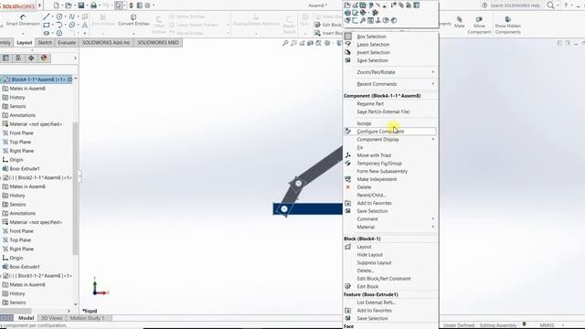SOLIDWORKS KINEMATICS TUTORIAL #2 // SOLIDWORKS LAYOUT // SOLIDWORKS MECHANISM DESIGN // MOTION смотреть онлайн