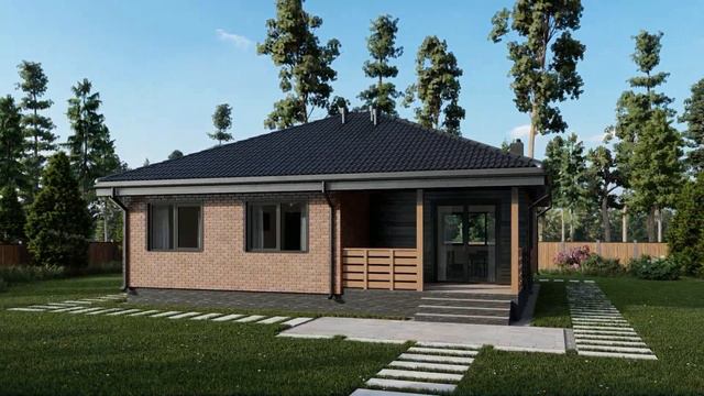 Відео презентація проекту одноповерхового будинку "Юта" від компанії "Світ Каркас" ✅ смотреть онлайн