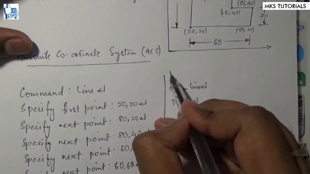6. CAD | Problem#1 | Absolute, Relative and Polar Coordinate System смотреть онлайн