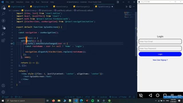 Verify User With Email Verification Link Firebase | React Native With Firebase Tutorial In Hindi #1 смотреть онлайн