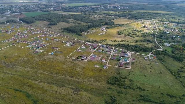 Коттеджный поселок Грин Форест (Green Forest). Съемки с квадрокоптера, октябрь 2017