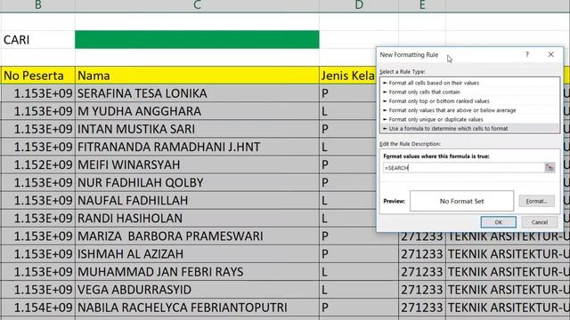 (5 DETIK) MEMBUAT KOTAK PENCARIAN DATA DI MICROSOFT EXCEL (NO CODING) - TEACH ID смотреть онлайн