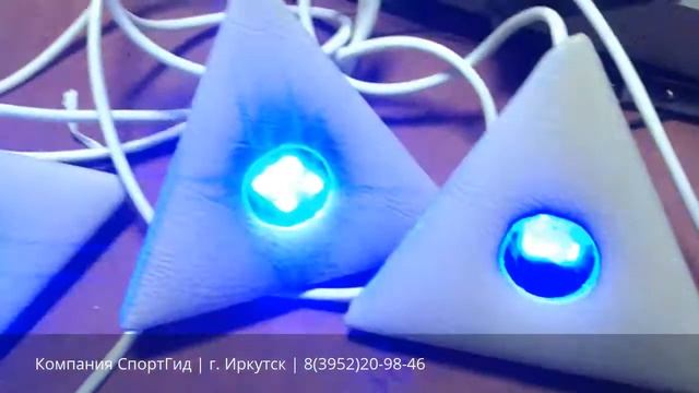 Подсветка сухого бассейна "Коралл". СпортГид Иркутск смотреть онлайн