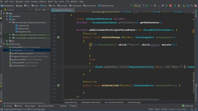 Make an Android App like Ali Express & Amazon - Firebase Login and SignUp in Android Studio смотреть онлайн