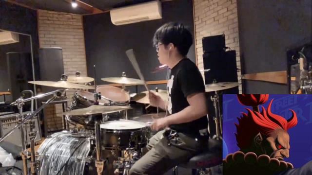 Akuma's theme from Super Street Fighter Ⅱ Turbo 【Drums cover】 смотреть онлайн