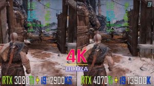 RTX 4070Ti + INTEL i9 13900K vs RTX 3080Ti + INTEL i9 12900KS // PC GAMES BENCHMARK TEST ||
