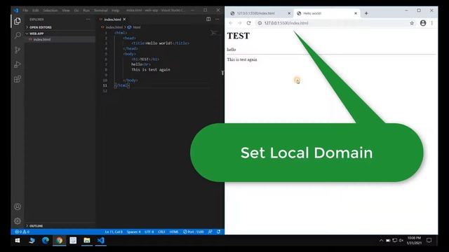 How to add live server to visual studio code | 5-Minute DevOps смотреть онлайн