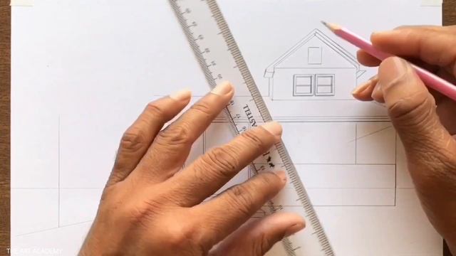 How to Draw a Victorian House in 1-Point Perspective смотреть онлайн