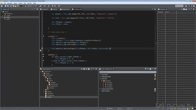 4.7 Собираем монетки. Создание HTML5 игр с помощь Phaser 3 и JavaScript смотреть онлайн