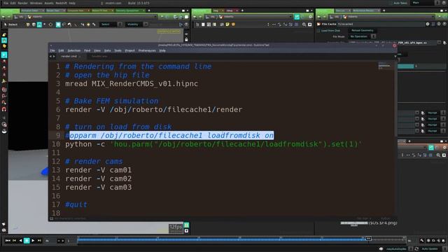 VMT - HOUDINI - Rendering from the command line смотреть онлайн