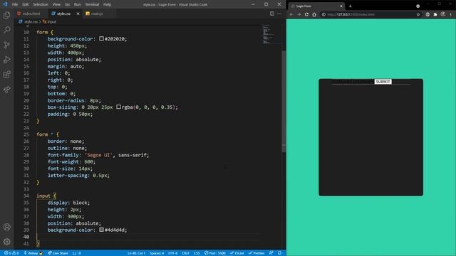 Login Form with Placeholder Animation | HTML CSS JavaScript | Coding Room смотреть онлайн