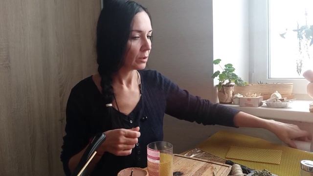 Свеча денежная из воска в вощине❤️? смотреть онлайн