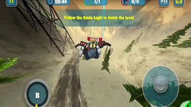 Wingsuit simulator 3D skydiving level 1 gameplay смотреть онлайн