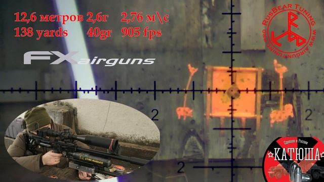 FX Impact M3 plinking to 138 yards and 0,55 MOA accuracy смотреть онлайн