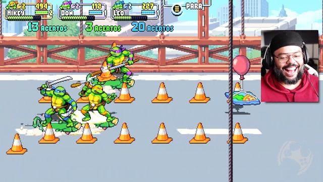BAGUNCINHA NO COOP DO NOVO JOGO DAS TARTARUGAS NINJAS - PARTE 1 ft. @MaxVianna @MeiaLuaTV смотреть онлайн