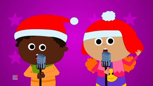 Счастливого Рождества песенка и потешки для детей на русском смотреть онлайн