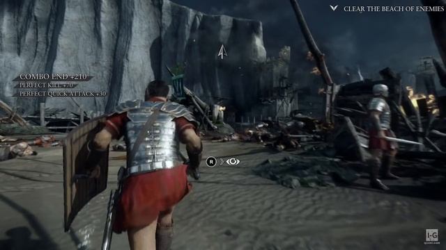 Roman Army Assault on Island Fortress - Ryse: Son of Rome смотреть онлайн