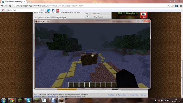 MINECRAFT HORSE RACE MAP 1.6.1 DOWNLOAD IN DESCRIPTION HD смотреть онлайн