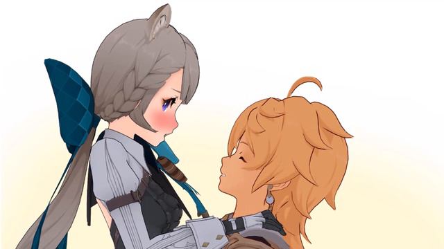Aether le da "una mano" a Lynette con su ensayo | Genshin Impact Harem смотреть онлайн