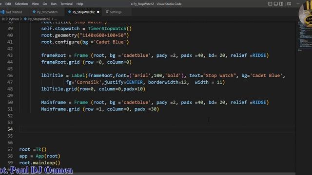 How to Create a Stop Watch in Visual Studio Code using Python смотреть онлайн