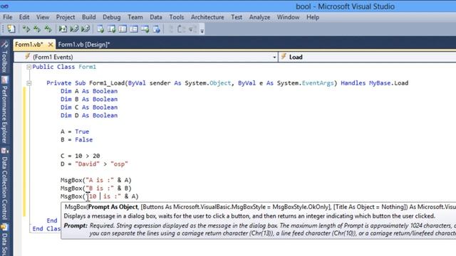 how to use boolean expression or data type in visual basic ( vb net.net) смотреть онлайн