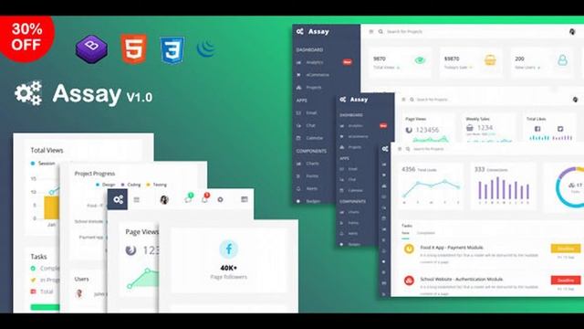Assay - Responsive Bootstrap 4 admin template + UI Kit | Themeforest Website Templates and Themes смотреть онлайн
