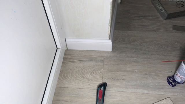 Монтаж плинтусов напольных из полистирола (Детская для мой принцессы ?❤️. Часть II)