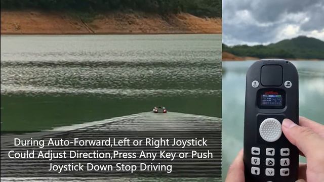 One Button forward function for Boatman actor series bait boat смотреть онлайн