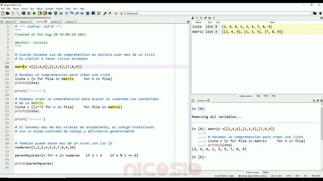 Comprehension anidadas - 17 - Tips Python 3 смотреть онлайн