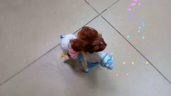 Лошадка для барби на батарейках