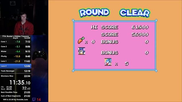 Tiny Toon Adventures: Buster's Hidden Treasure In 22:16 смотреть онлайн