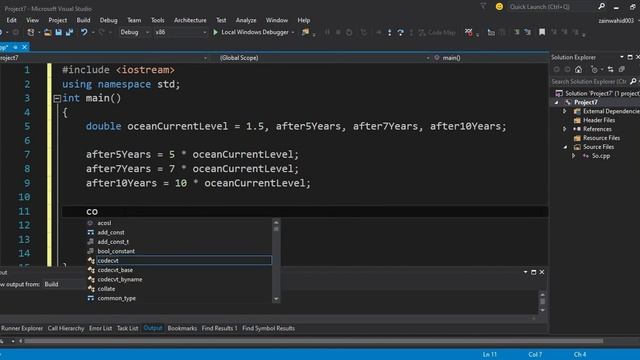 How To Calculate Ocean Levels in C++ | Starting Out with C++ (9th Edition) by Tony Gaddis | смотреть онлайн