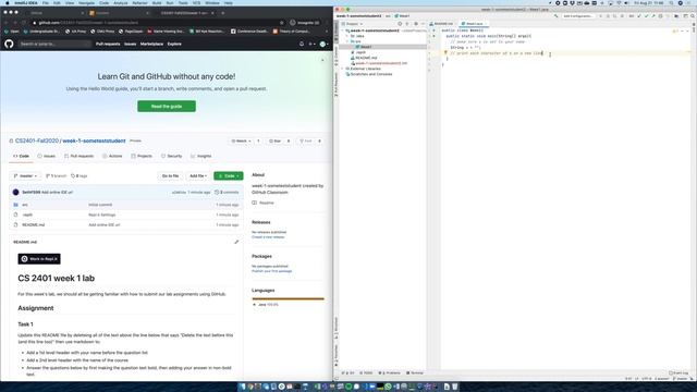 Github Classroom with IntelliJ смотреть онлайн