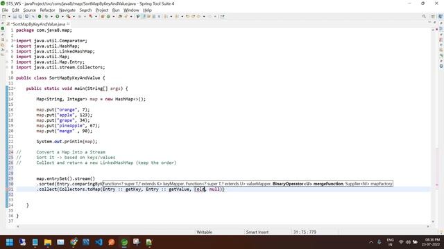 Java 8 – How to sort a Map By key or By Value смотреть онлайн