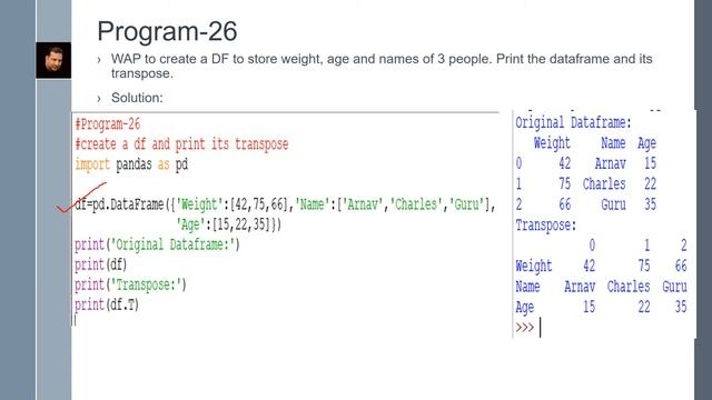 PART-19 PYTHON XII IP 2020-21 Programs (21-30) смотреть онлайн