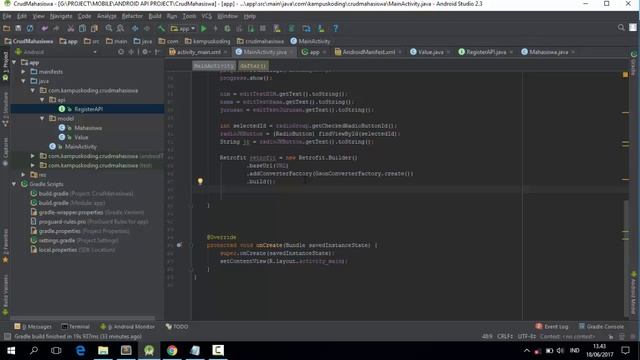 #Part 3 - Insert data MySQL,PHP,JSON dengan Retrofit2 CRUD смотреть онлайн